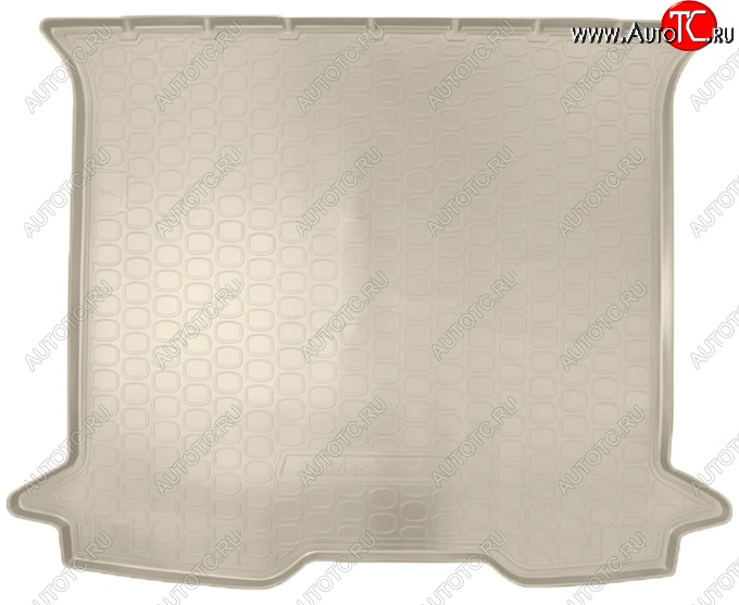 2 099 р. Коврик в багажник (пассажирский МiniVаn) Norplast  Renault Dokker (2012-2024) (Бежевый)