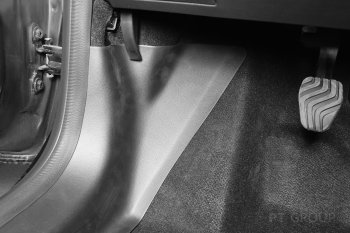 2 249 р. Накладки на ковролин пола Petroil Tuning (передние боковые)  Renault Duster  HM (2020-2024) (Текстурная поверхность (шагрень)). Увеличить фотографию 3