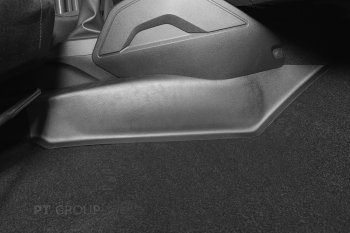 2 659 р. Накладки на ковролин пола Petroil Tuning (тоннельные передние) Renault Duster HM (2020-2024) (Текстурная поверхность (шагрень)). Увеличить фотографию 3