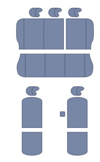 7 249 р. Чехлы сидений AUTOPILOT Алькантара (40/60, 2 П- и 3 Г-образных подголовника)  Renault Duster  HM (2020-2024) (Черный + Черный). Увеличить фотографию 2
