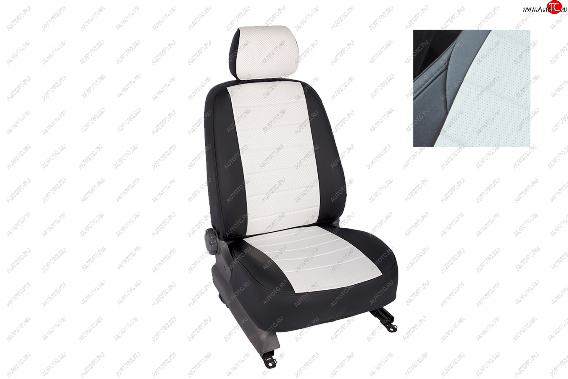 6 249 р. Чехлы для сидений Seintex (экокожа, LifeStyle, 40/60)  Renault Duster  HM (2020-2024) (Черный, вставка белая)