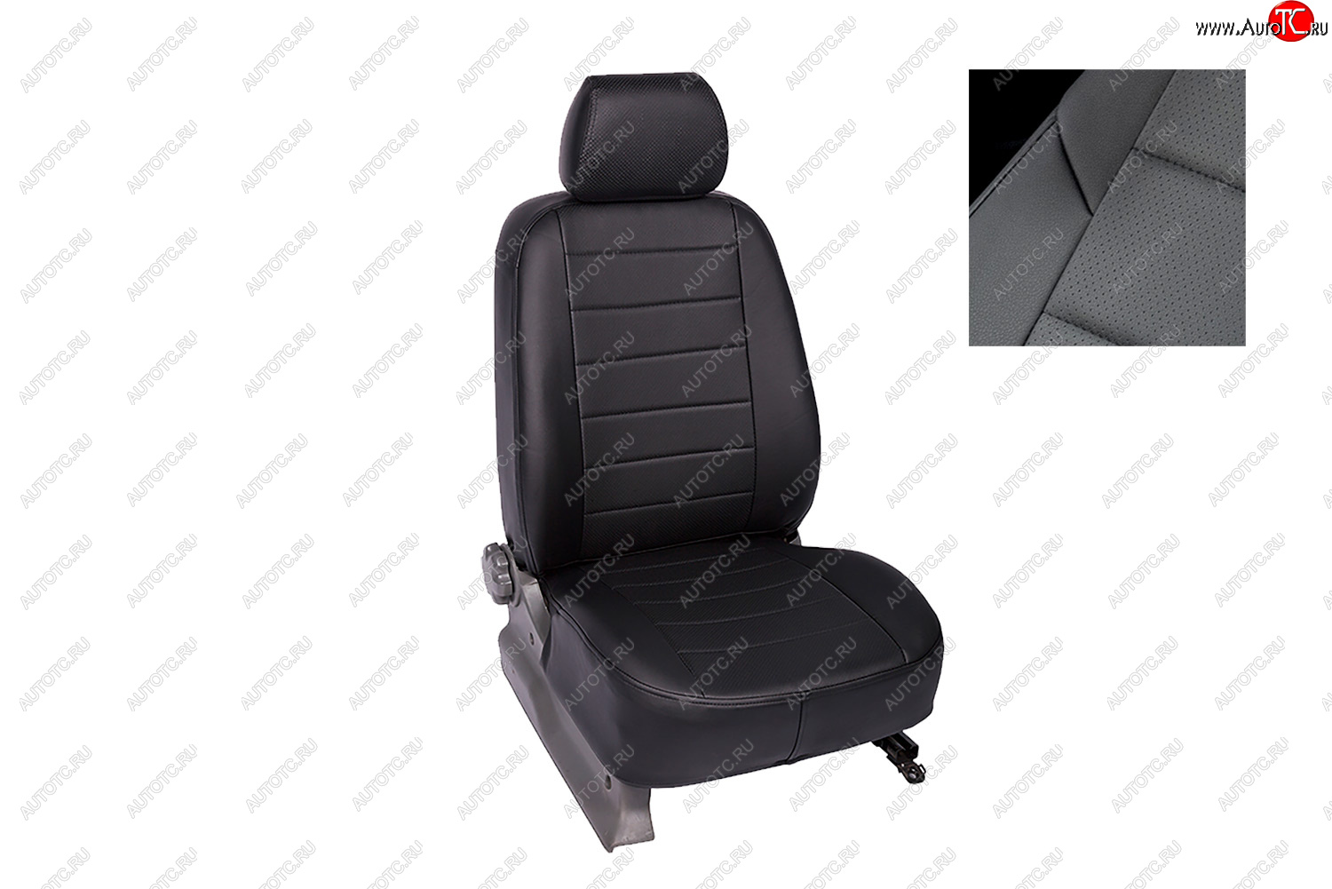 6 249 р. Чехлы для сидений Seintex (экокожа, LifeStyle, 40/60)  Renault Duster  HM (2020-2024) (Черный, вставка черная)