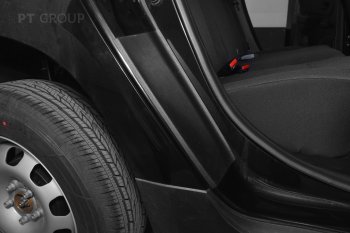 1 059 р. Пороги накладки дверей Petroil Tuning (арочная часть)  Renault Duster  HM (2020-2024) (Текстурная поверхность (шагрень)). Увеличить фотографию 2