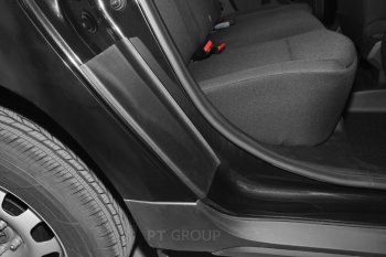 1 059 р. Пороги накладки дверей Petroil Tuning (арочная часть)  Renault Duster  HM (2020-2024) (Текстурная поверхность (шагрень)). Увеличить фотографию 3