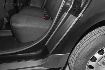 1 059 р. Пороги накладки дверей Petroil Tuning (арочная часть)  Renault Duster  HM (2020-2024) (Текстурная поверхность (шагрень)). Увеличить фотографию 4