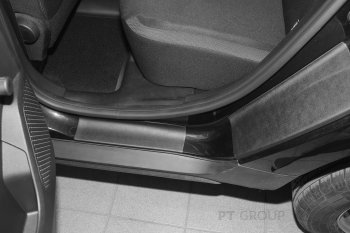 1 179 р. Пороги накладки дверей Petroil Tuning  Renault Duster  HM (2020-2024) (Текстурная поверхность (шагрень)). Увеличить фотографию 3