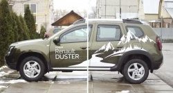 8 749 р. Накладки на колёсные арки RA  Renault Duster  HS (2015-2021) (Неокрашенные). Увеличить фотографию 2