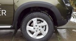 8 749 р. Накладки на колёсные арки RA  Renault Duster  HS (2015-2021) (Неокрашенные). Увеличить фотографию 3