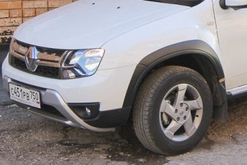 7 649 р. Накладки на колесные арки Артформ  Renault Duster  HS (2015-2021). Увеличить фотографию 2