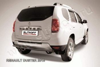 Защита задняя Slitkoff Renault (Рено) Duster (Дастер)  HS (2015-2021) HS рестайлинг