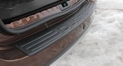 1 699 р. Защитная накладка на задний бампер RA v2  Renault Duster  HS (2010-2015). Увеличить фотографию 1