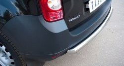 14 999 р. Одинарная защита заднего бампера из трубы диаметром 63 мм (4x2) SLITKOFF Renault Duster HS дорестайлинг (2010-2015). Увеличить фотографию 3