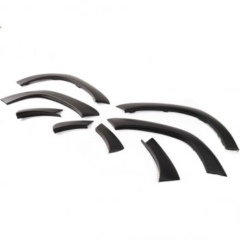 3 489 р. Арки крыльев Автостайл™ (декоративные)  Renault Duster  HS (2010-2015) (Поверхность шагрень). Увеличить фотографию 2