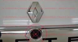 1 549 р. Накладка на пятую дверь Антихром Kart RS Renault Duster HS дорестайлинг (2010-2015) (Тисненный пластик). Увеличить фотографию 3