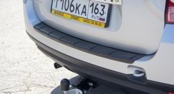 1 039 р. Накладка защитная на задний бампер Petroil Tuning  Renault Duster  HS (2010-2015) (Текстурная поверхность). Увеличить фотографию 1