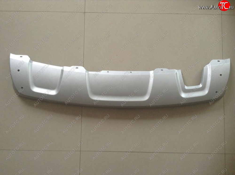 1 049 р. Накладка на задний бампер SPARD (серебро) Renault Duster HS дорестайлинг (2010-2015) (Неокрашенная)