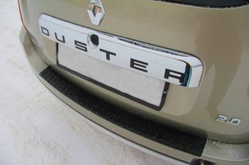 Накладка защитная на задний бампер Yuago Renault Duster HS дорестайлинг (2010-2015)