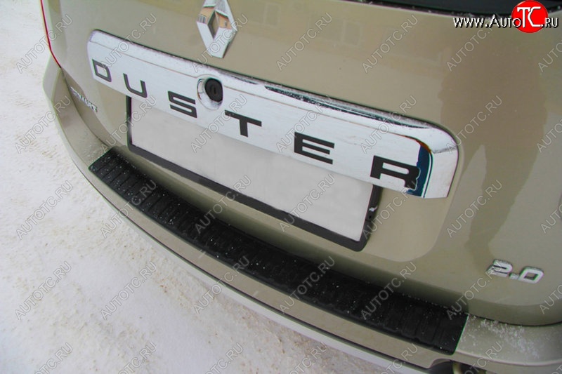 1 089 р. Накладка защитная на задний бампер Yuago  Renault Duster  HS (2010-2015)