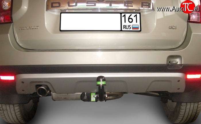 6 999 р. Фаркоп Лидер Плюс Renault Duster HS дорестайлинг (2010-2015) (Без электропакета)
