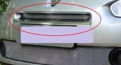 1 299 р. Сетка в решетку радиатора Russtal Renault Fluence дорестайлинг (2010-2012) (хром). Увеличить фотографию 1