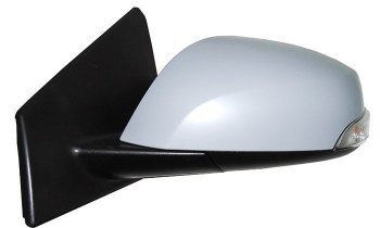 22 499 р. Боковое левое зеркало заднего вида SAT (обогрев, поворот, 7 контактов) Renault Megane хэтчбэк 5 дв. дорестайлинг (2008-2012) (Неокрашенное). Увеличить фотографию 1