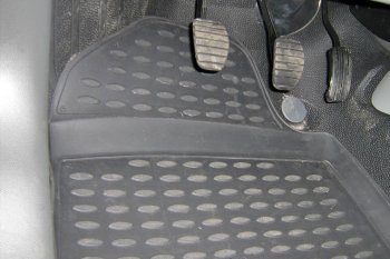 1 899 р. Коврики в салон Element (полиуретан, передние, грузовой) Renault Kangoo KW0 дорестайлинг (2008-2013). Увеличить фотографию 2