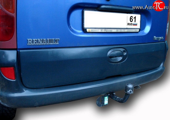 6 999 р. Фаркоп Лидер Плюс  Renault Kangoo  KC (1997-2007) (Без электропакета)