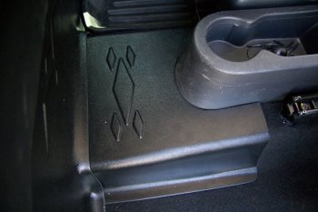 2 699 р. Накладки на ковролин АртФорм  Renault Kaptur (2016-2020) (Под заднее сиденье и на задний тоннель пола). Увеличить фотографию 3