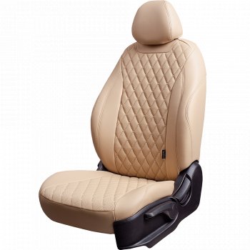 Чехлы для сидений Lord Autofashion Байрон (экокожа, 60/40, 3 Г-образных подголовника) Renault (Рено) Kaptur (Каптур) (2016-2020) дорестайлинг