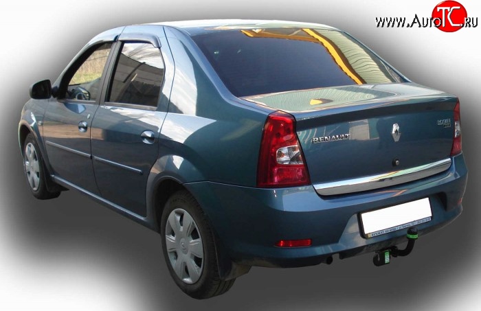 5 999 р. Фаркоп Лидер Плюс Renault Logan 1 дорестайлинг (2004-2010) (Без электропакета)