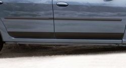 3 599 р. Молдинги RA (комплект)  Renault Logan  1 (2010-2016) (Поверхность глянец (под окраску), Неокрашенные). Увеличить фотографию 2