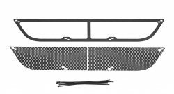 1 979 р. Защитная сетка решетки переднего бампера РА  Renault Logan  1 (2010-2016). Увеличить фотографию 5