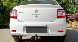 529 р. Реснички задних фонарей RA Renault Logan 2 рестайлинг (2018-2024) (Неокрашенные). Увеличить фотографию 3