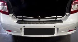 1 429 р. Накладка защитная на задний бампер RA  Renault Logan  2 (2014-2018). Увеличить фотографию 1