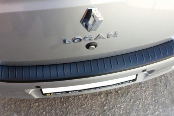 Защитная накладка заднего бампера Тюн-Авто Renault (Рено) Logan (Логан)  2 (2014-2018) 2 дорестайлинг