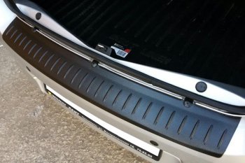 499 р. Защитная накладка заднего бампера Тюн-Авто  Renault Logan  2 (2014-2018). Увеличить фотографию 3