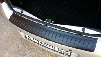 1 089 р. Накладка защитная на задний бампер Yuago Renault Logan 2 дорестайлинг (2014-2018). Увеличить фотографию 3