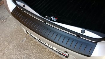 1 089 р. Накладка защитная на задний бампер Yuago Renault Logan 2 дорестайлинг (2014-2018). Увеличить фотографию 1