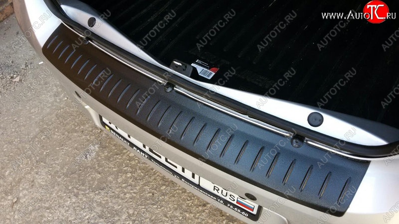 1 089 р. Накладка защитная на задний бампер Yuago Renault Logan 2 дорестайлинг (2014-2018)
