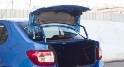 3 299 р. Обшивка внутренней части крышки багажника RA Renault Logan 2 дорестайлинг (2014-2018). Увеличить фотографию 3