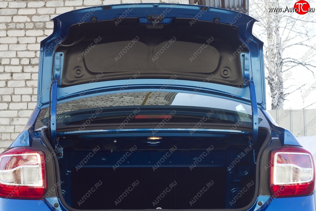 3 299 р. Обшивка внутренней части крышки багажника RA Renault Logan 2 дорестайлинг (2014-2018)