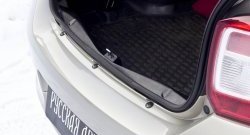 1 029 р. Пластиковый порожек в багажник автомобиля RA  Renault Logan  2 (2014-2024). Увеличить фотографию 1