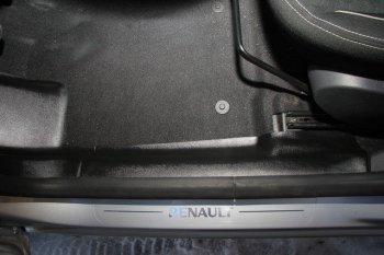 2 479 р. Накладки на ковролин дверного проема АртФорм Renault Logan 2 дорестайлинг (2014-2018) (Передние). Увеличить фотографию 9