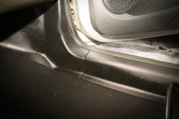 2 479 р. Накладки на ковролин дверного проема АртФорм  Renault Logan  2 (2014-2018), Лада XRAY (2016-2024), Лада XRAY Cross (2018-2024) (Передние). Увеличить фотографию 11