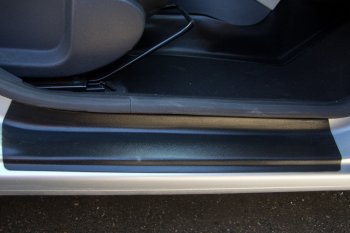 1 639 р. Комплект накладок в проем дверей Артформ (4 шт.) Renault Logan 2 дорестайлинг (2014-2018). Увеличить фотографию 2