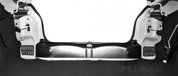 1 079 р. Накладка в дверной проем багажника Petroil Tuning Renault Logan 2 дорестайлинг (2014-2018). Увеличить фотографию 2