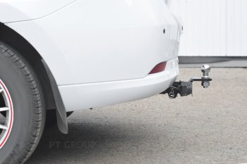 9 599 р. Фаркоп Petroil Tuning (съемный квадрат, в т.ч. Stepway) Renault Logan 2 дорестайлинг (2014-2018) (Без заглушки ). Увеличить фотографию 3