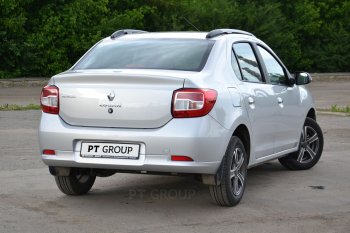 6 449 р. Рейлинги Petroil Tuning Комфорт  Renault Logan  2 - Logan Stepway (Серебристый муар). Увеличить фотографию 5