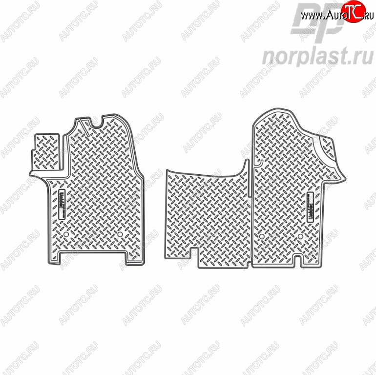 1 639 р. Комплект ковриков в салон Norplast  Renault Master  FV,JV (2010-2018)
