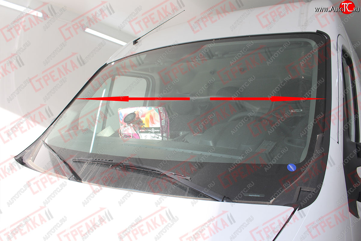 1 849 р. Водостоки (дефлектора) лобового стекла Стрелка 11 Renault Master FV,JV фургон 1-ый рестайлинг (2014-2018)